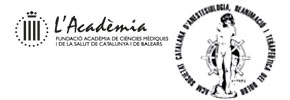 Logos Congrés de la Societat Catalana d'anestesiologia reanimació i Terapèutica del dolor